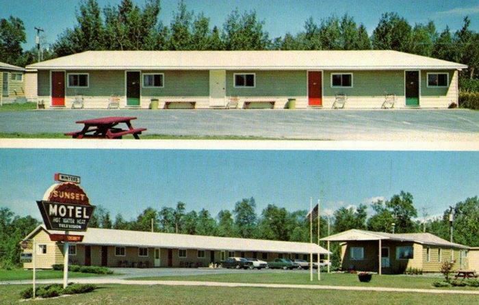 Sunset Motel - OLD POSTCARD VIEW